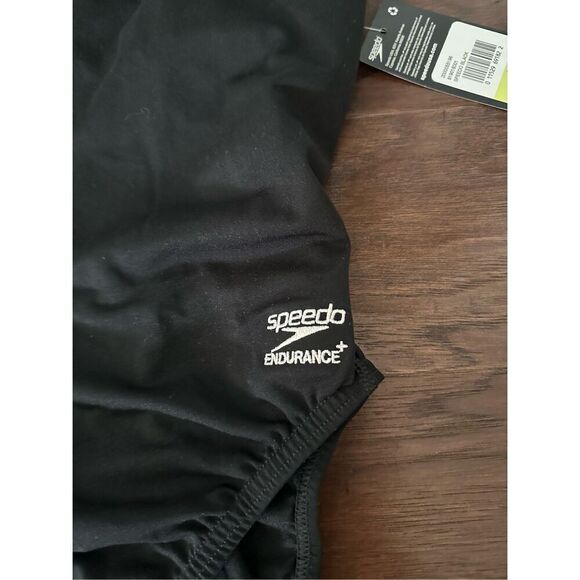 NWT Speedo Endurance + Black Swimsuit size 30 - Picture 3 of 5